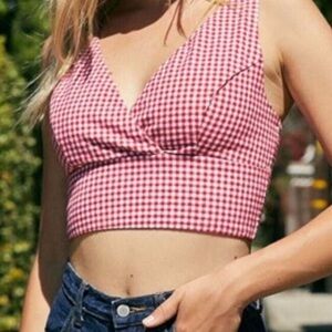Brandy Melville Gingham Tank Top